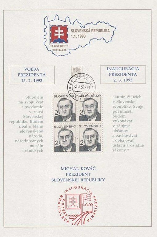 Dopyt pamätný list Michal Kováč