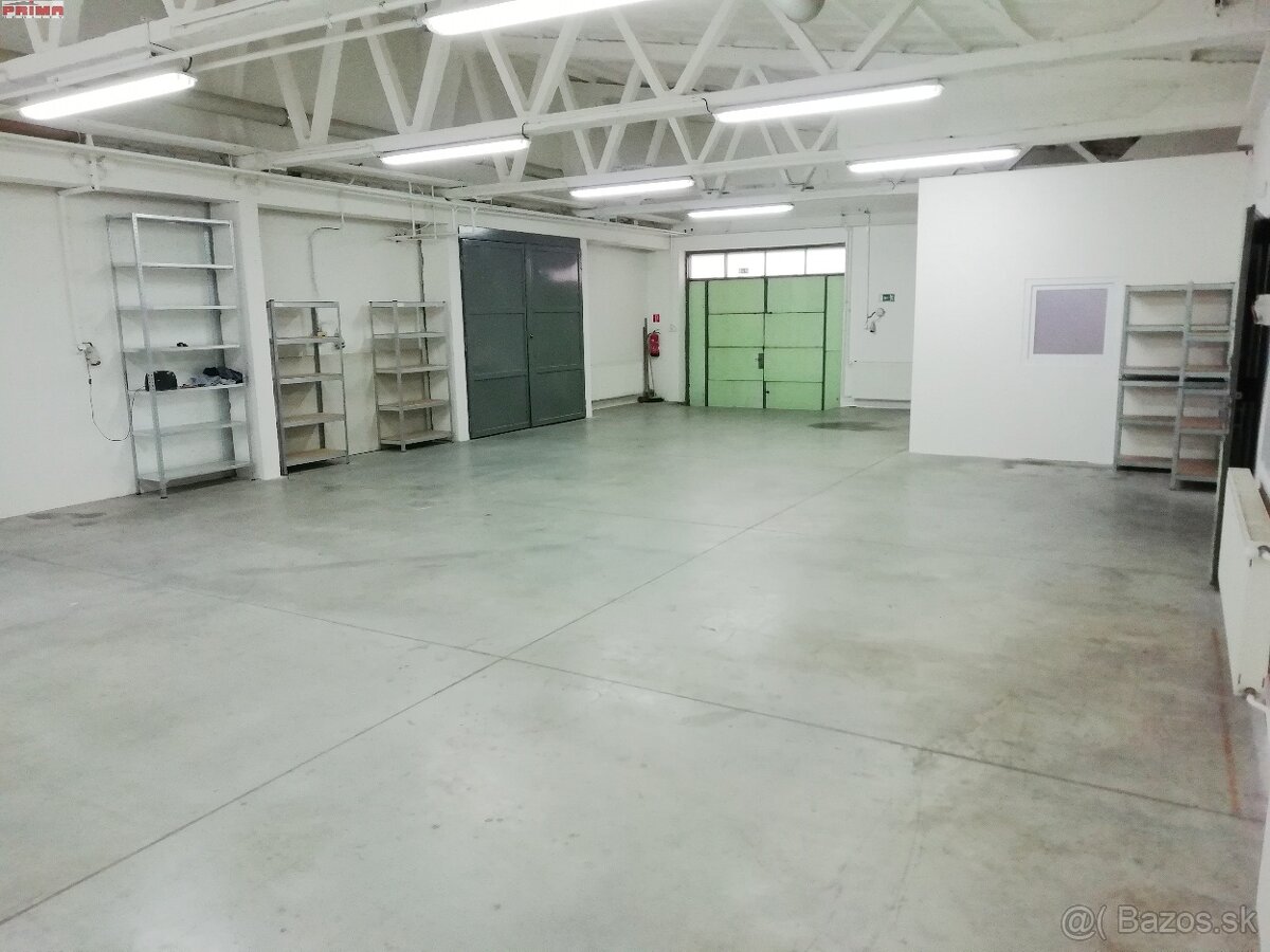 ID  2990  Prenájom:  200 m2, vykurovaný sklad