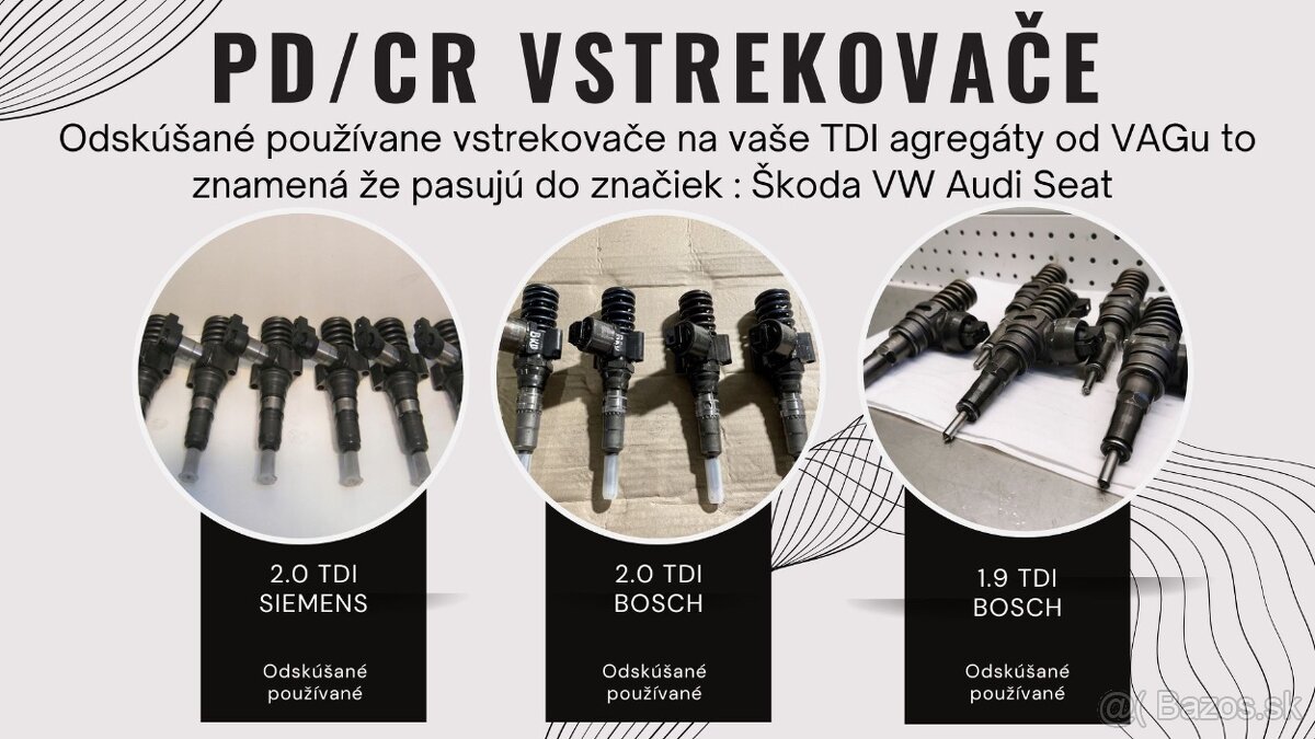 PREDAM VSTREKY VSTREKOVACE VW GROUP