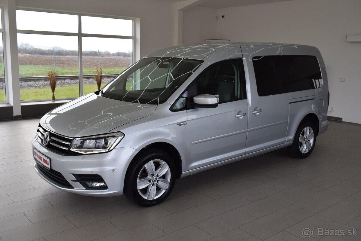 Volkswagen Caddy 2,0 TDi,DSG,7-míst,NAV,DPH,XEN