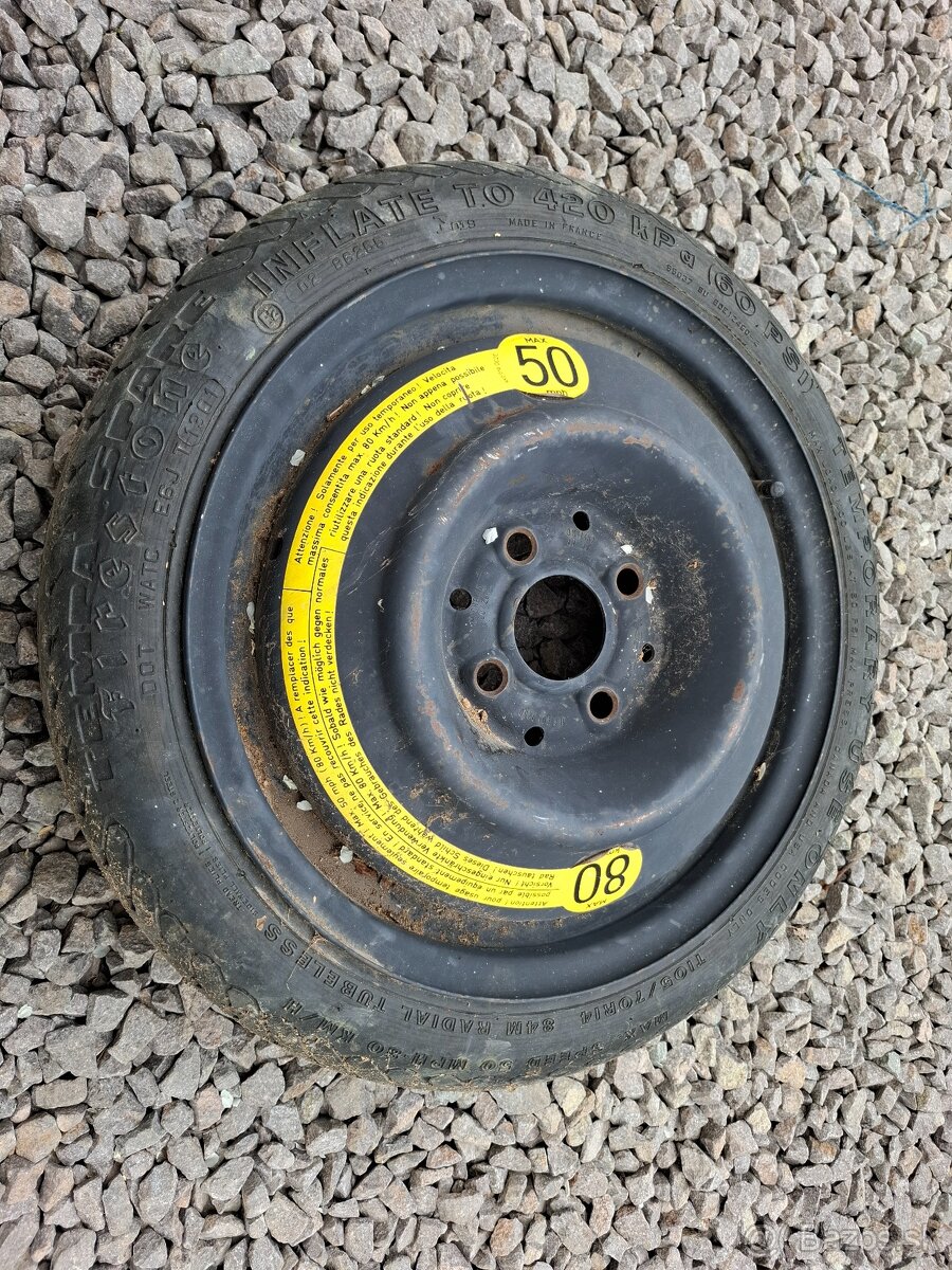 Dojazdové koleso 4x100 r14