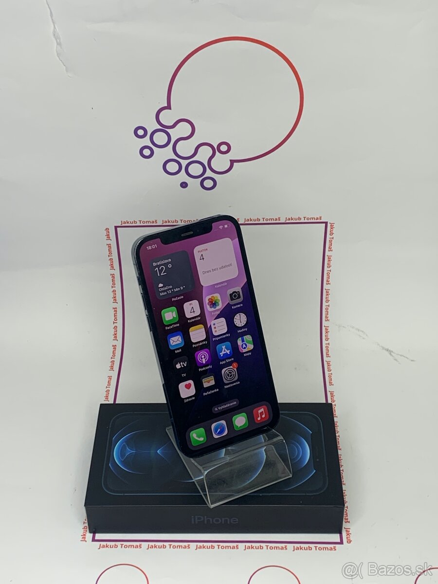 Apple iPhone 12 PRO MAX 259GB Blue-Batéria 100%