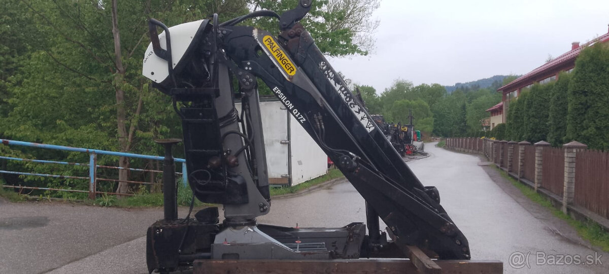 hydraulicka ruka Palfinger Epsilon Q17Z110 lesovoz kovošrot