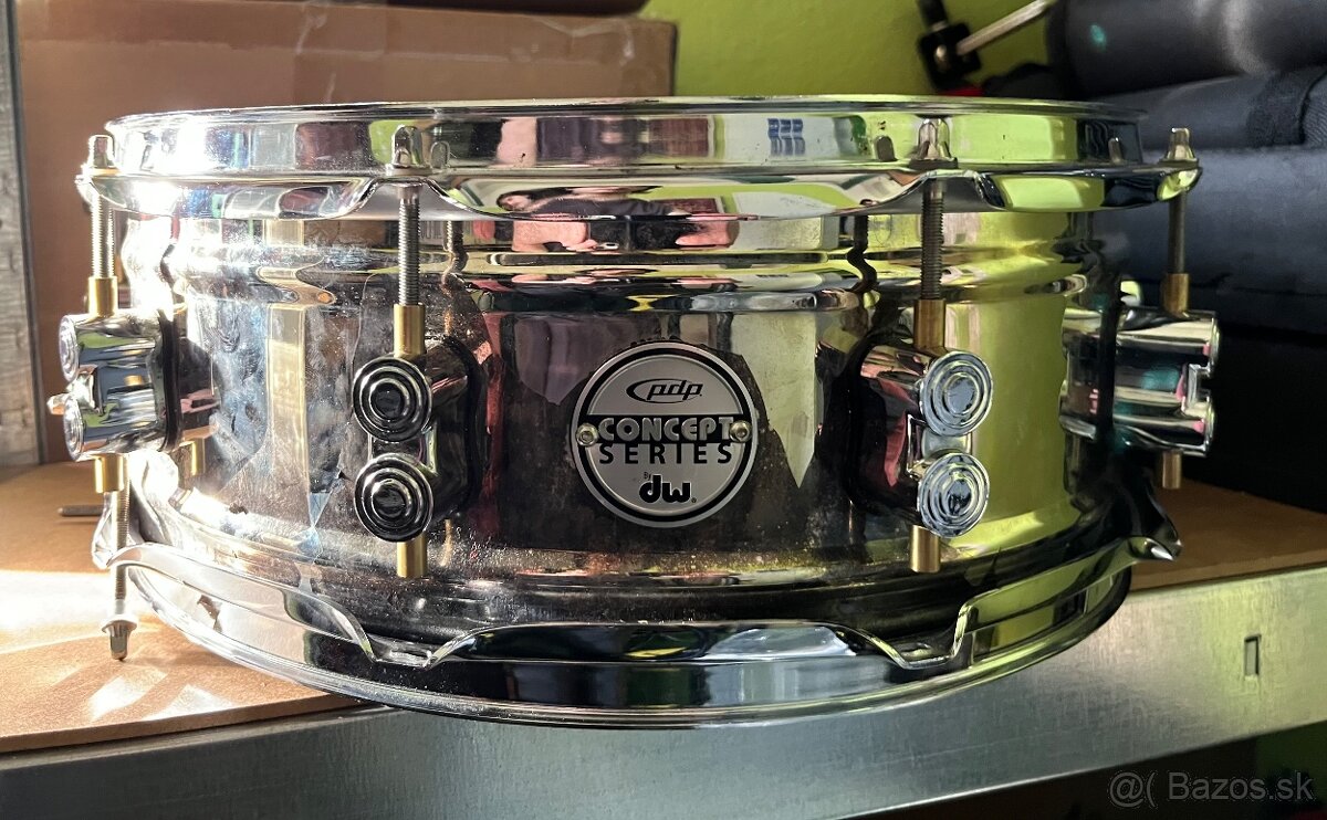 14x5.5 PDP by DW Concept Black Nickel Over Steel