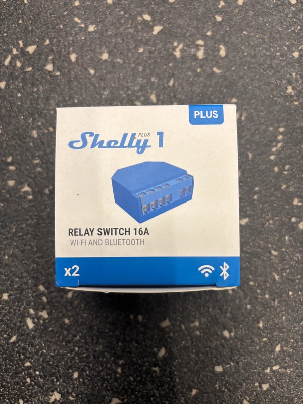 2x Shelly 1 Plus