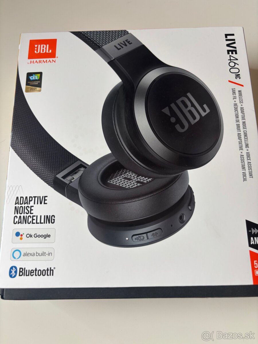 Jbl live 460NC čiernej farby