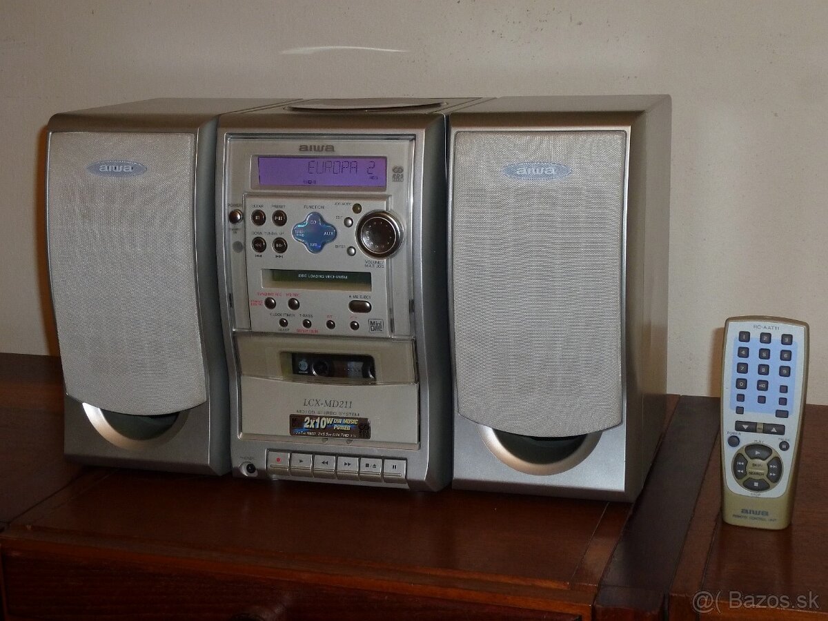 Predám minisystém AIWA LCX-MD211