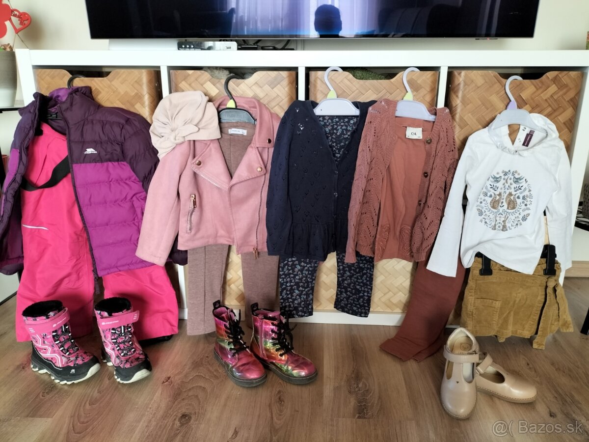 Dievčenské outfity 92-110, obuv 25-28