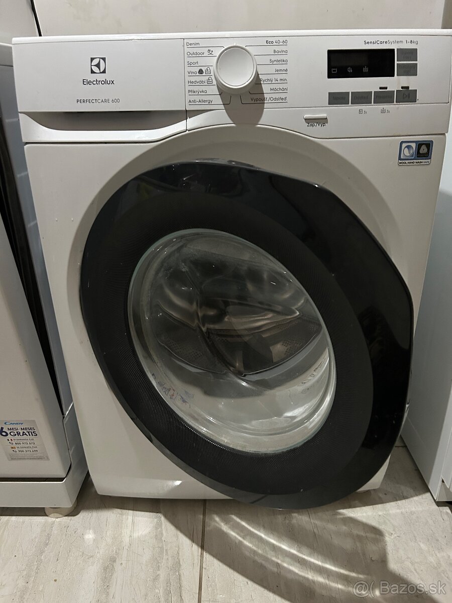 Predám 8 kg práčku Electrolux EW6F528SC
