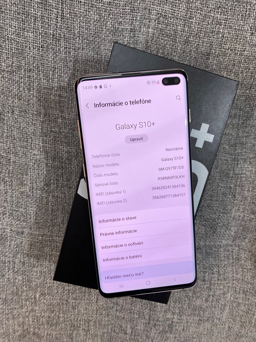 Samsung Galaxy S10+ (plne funkčný) pekný stav