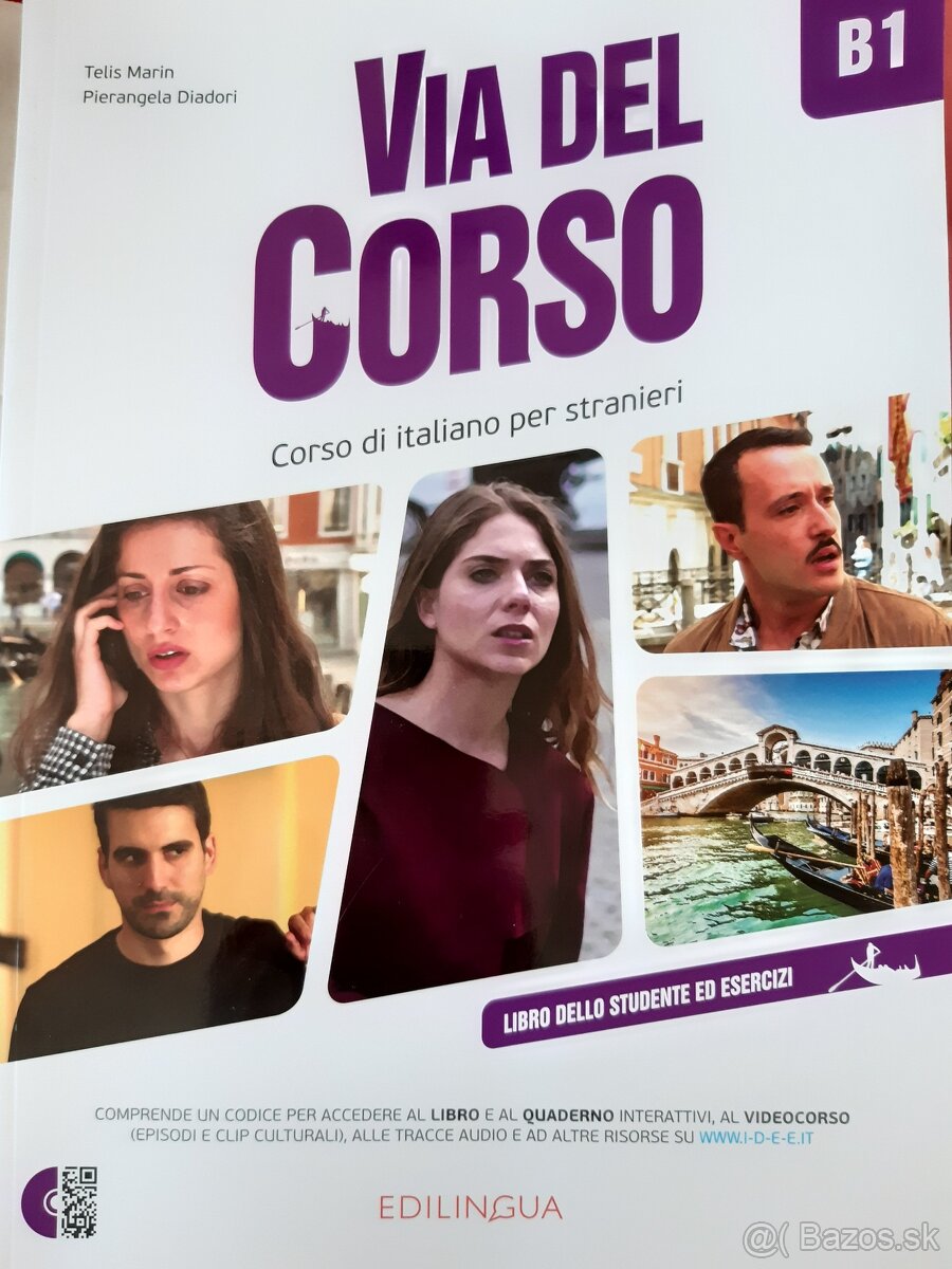 Kniha na výuku taliančiny pre jazykové školy.