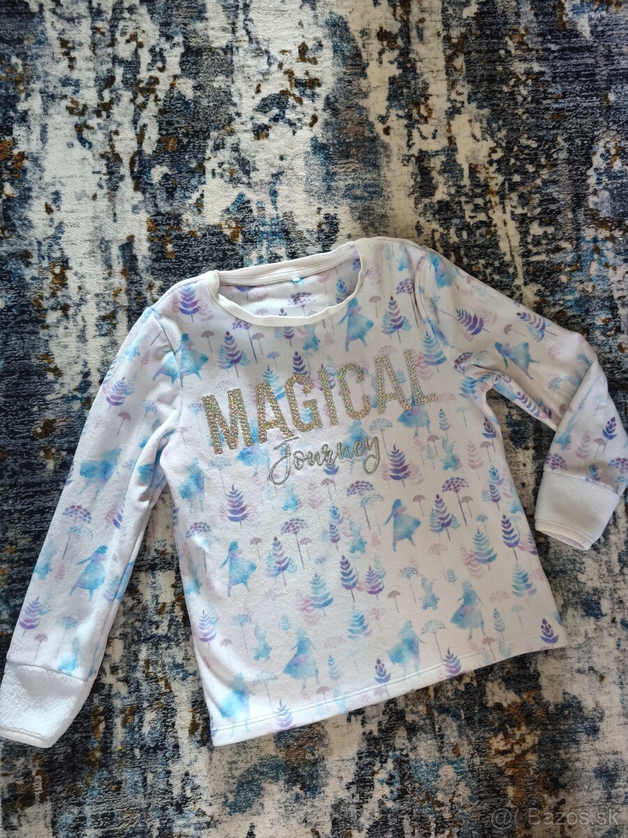 Fleecová mikina 104-110 veľkosť