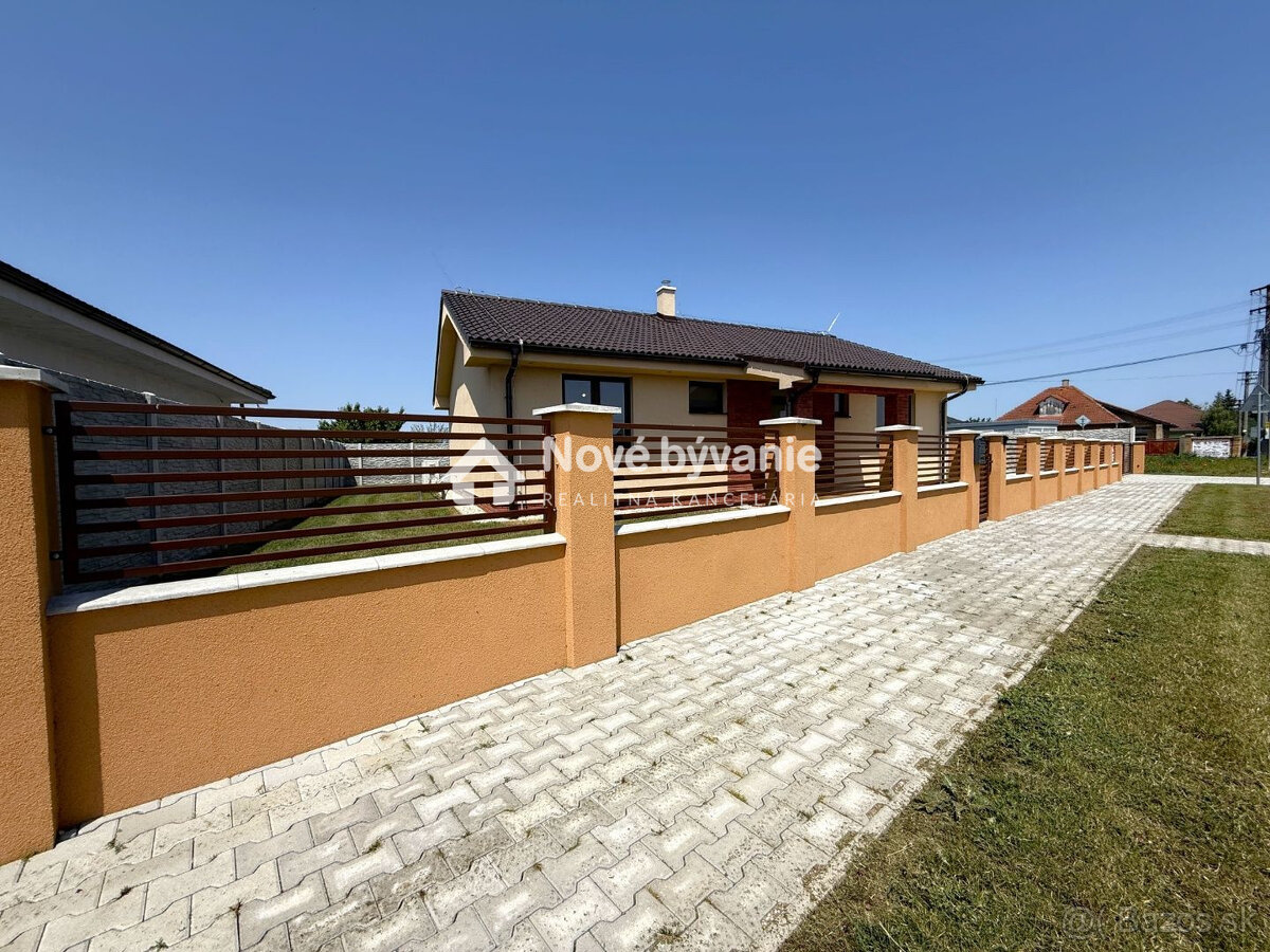 Predaj, slnečná 4-izbová novostavba RD-Dvory Nad Žitavou