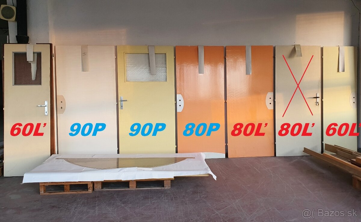 Dvere použité aj nové.