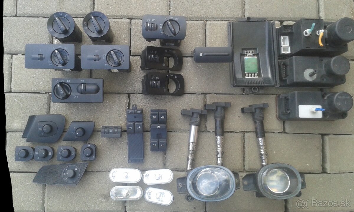 Vypínače  Svetiel,zrkadiel,okien a iné-Volkswagen Group