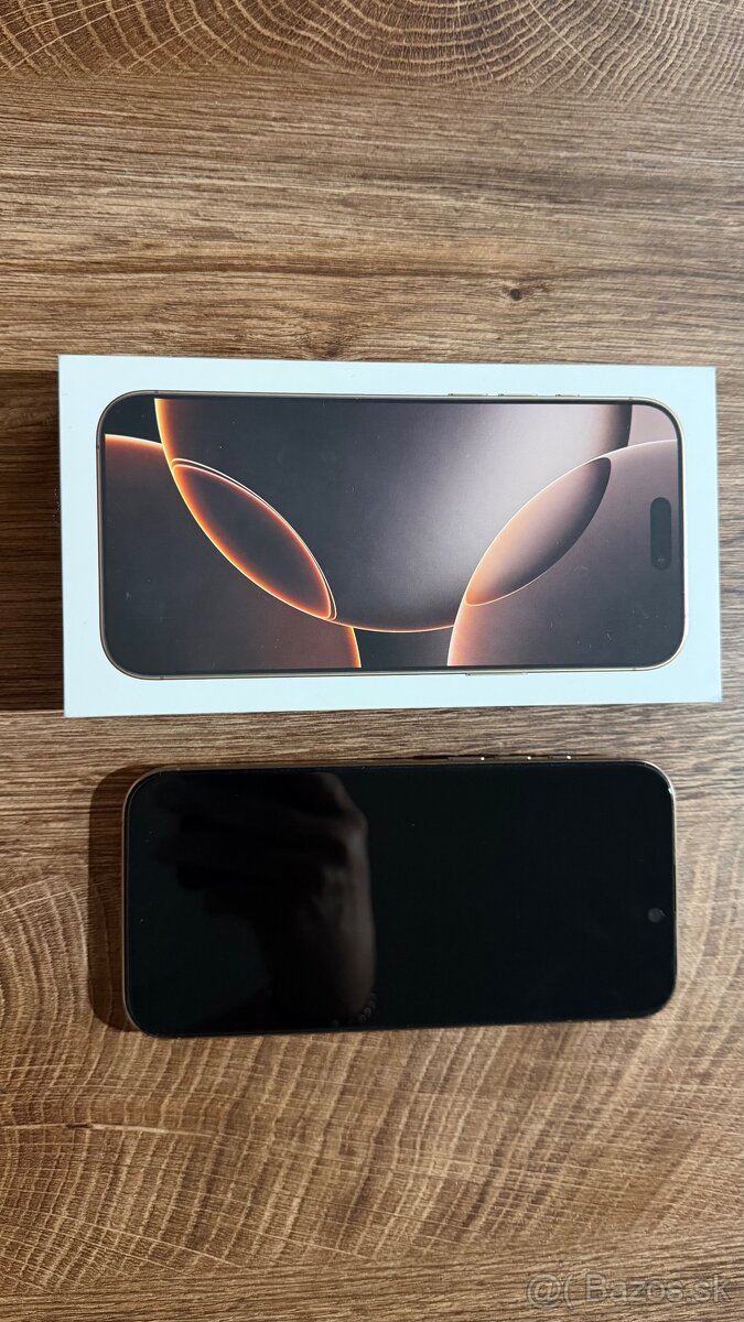 Predam Iphone 16 pro max 256 dezert titanium