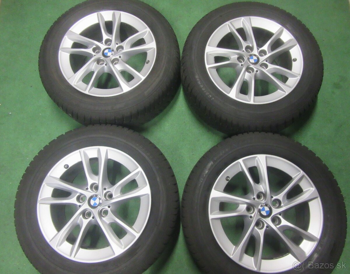 R16 zimná sada BMW 2 rozteč 5x112 205/60R16 DUNLOP dezén 8mm