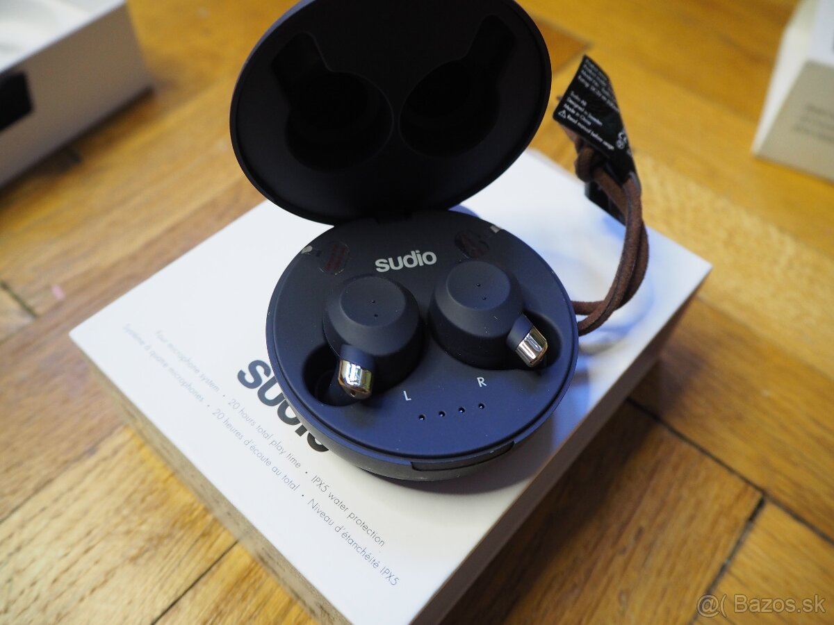 Sudio FEM True wireless sluchátka, modrá