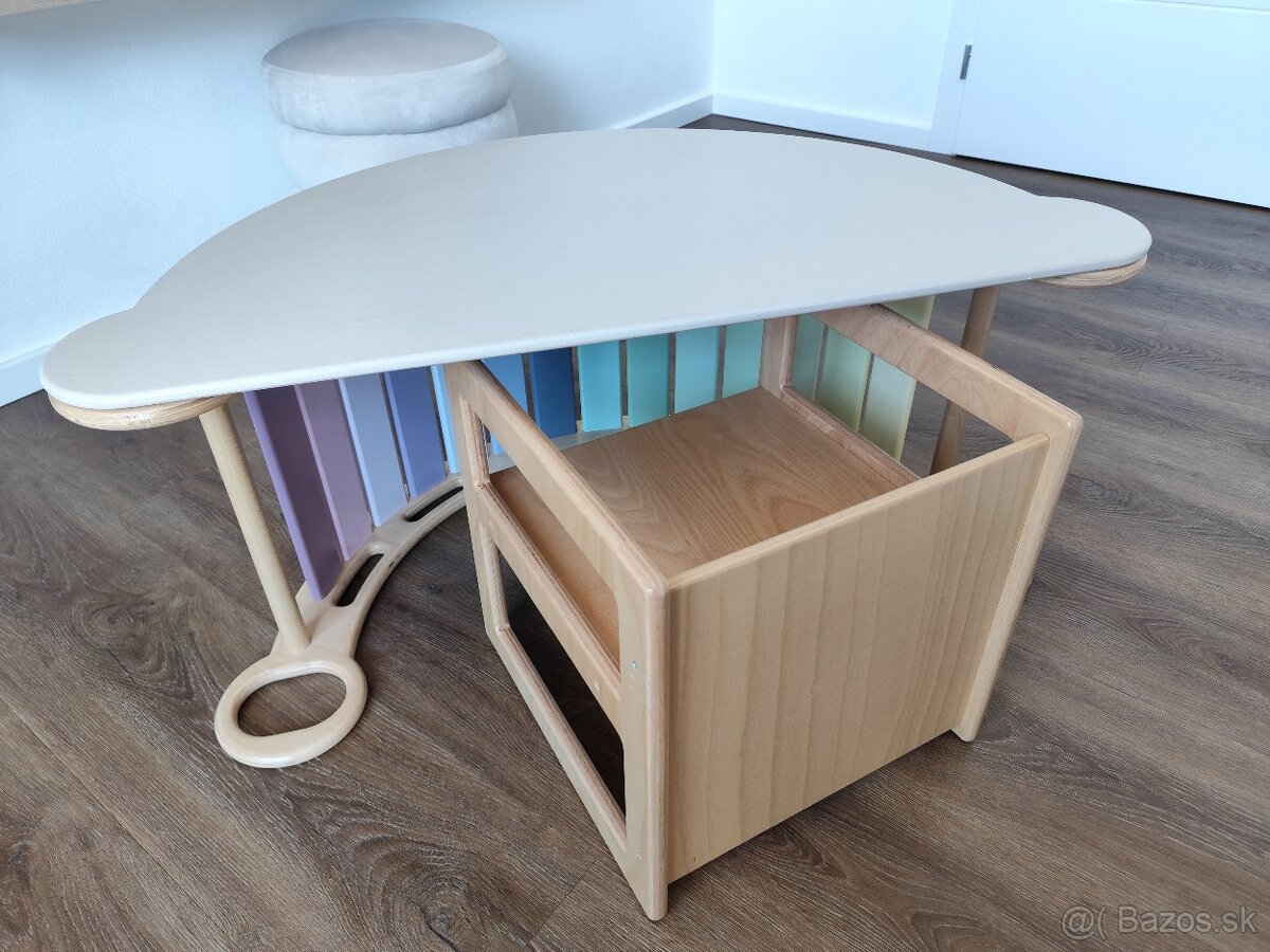 Multifunkčná hojdačka Emika so šmýkačkou,príslušenstvom