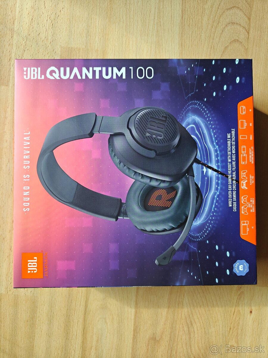 Herné slúchadlá JBL Quantum 100