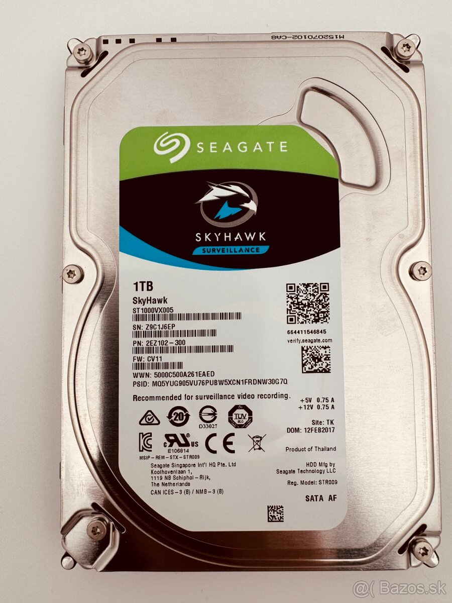 HDD SATA 1 TB SEAGATE 3,5“