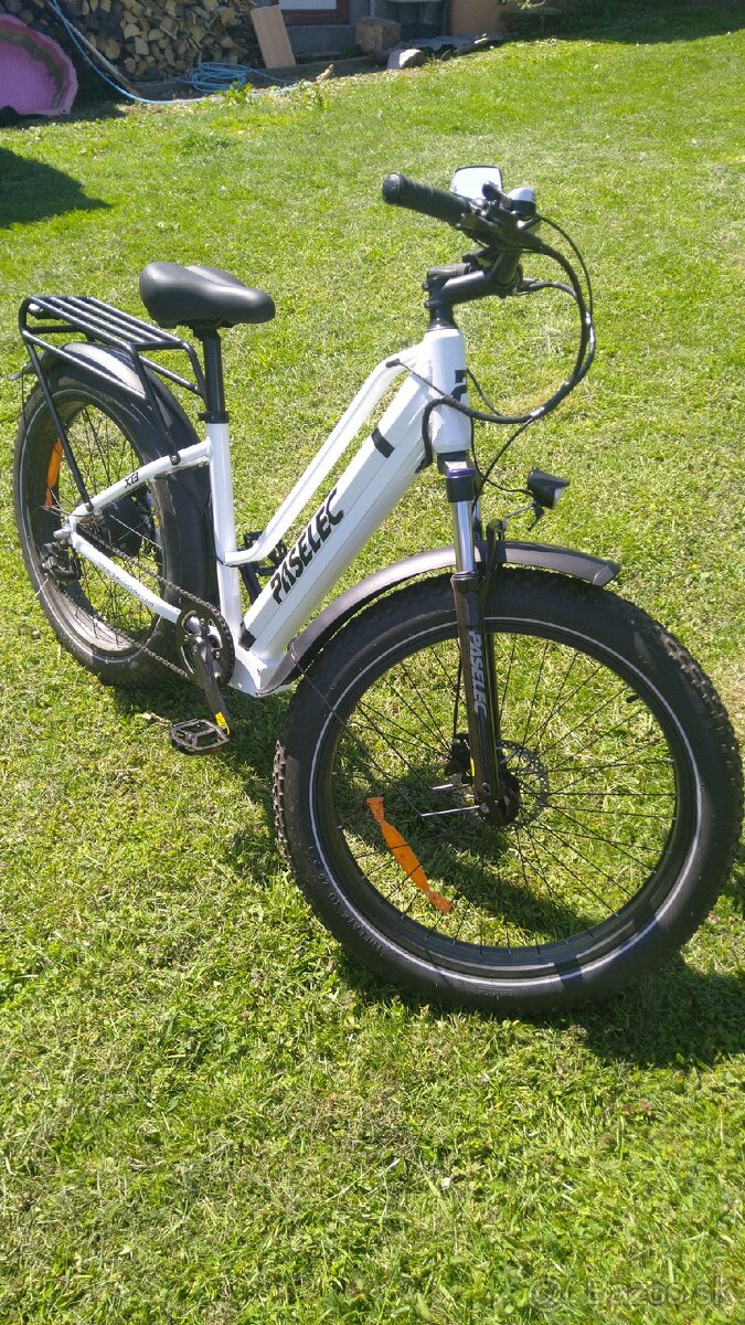 Elektrický horský bicykel Fatbike Snowbike