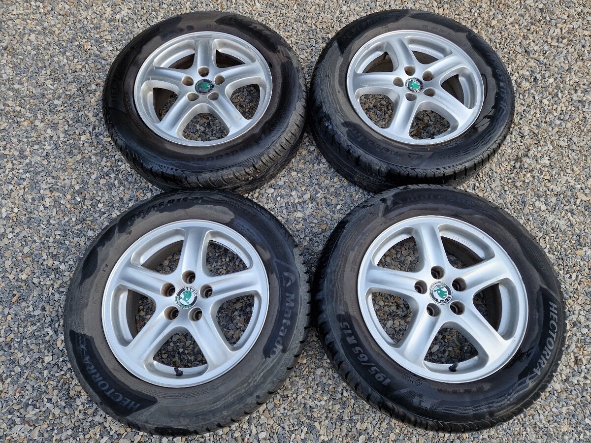 Octavia 5x100 R15 Disky=130e