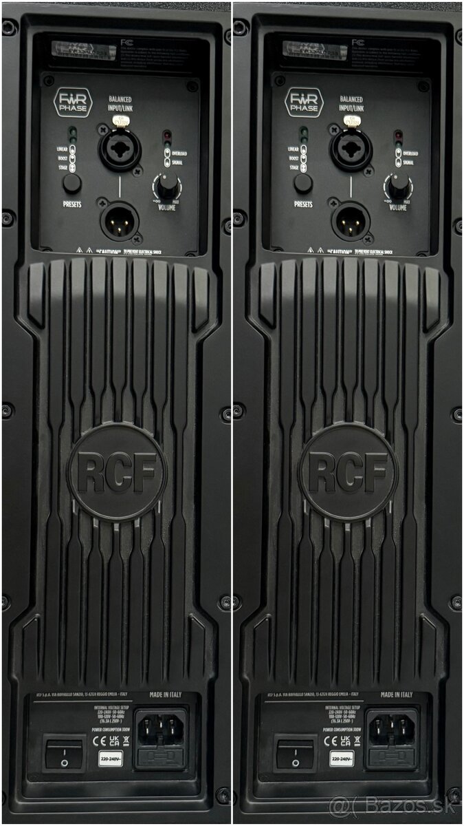 RCF zesilovače