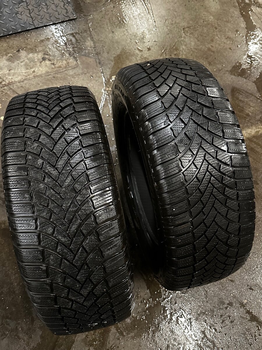 2x ZIMNÉ 215/60 R16 BRIDGESTONE BLIZZAK