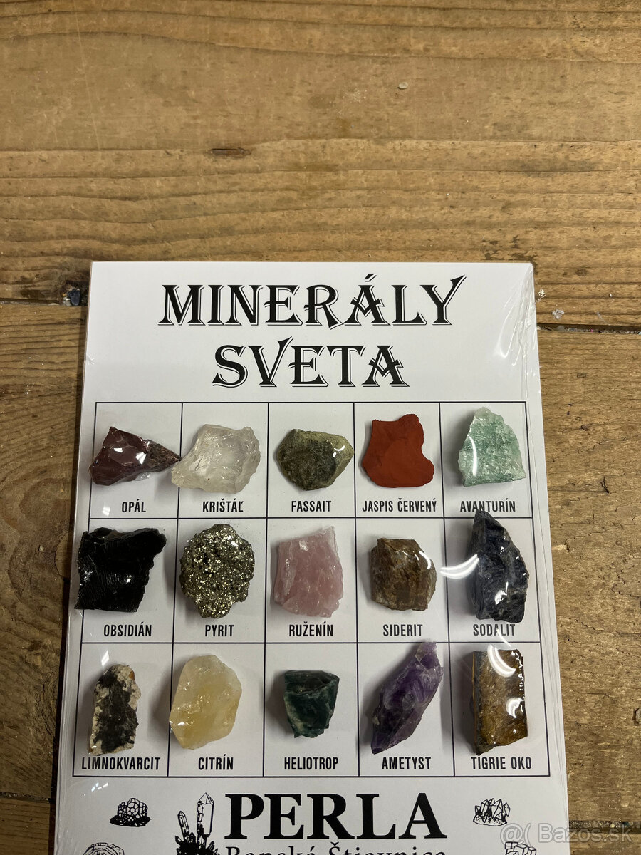 Predám vzorkovník minerálov