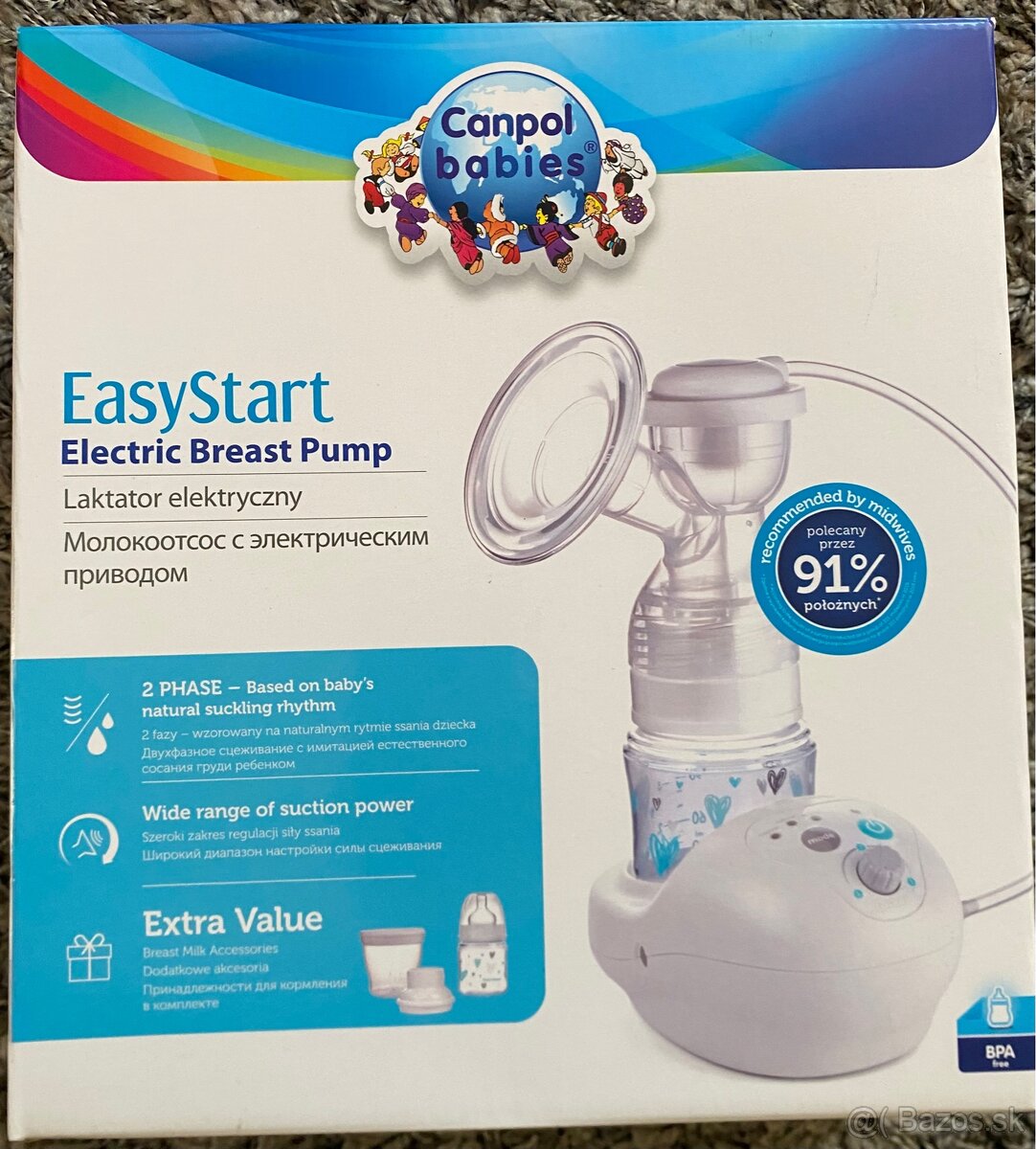 Predám odsávačku mlieka canpol