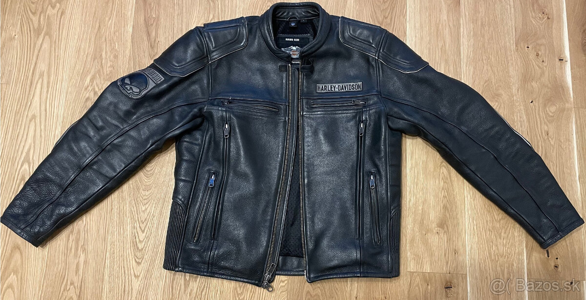 Kožená bunda Harley Davidson - veľkosť L
