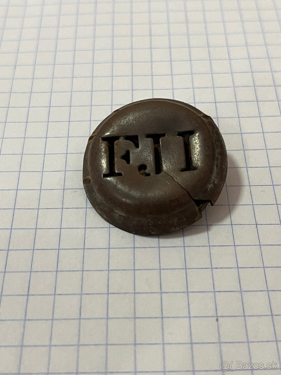 Čapicoviy odznak kokarda na čiapku FJI Prvá svetová vojna