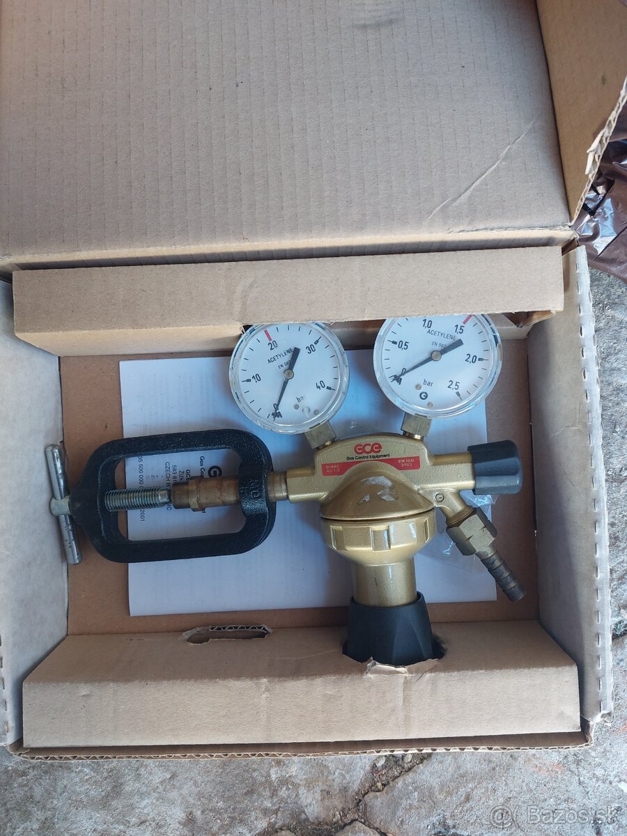 Redukčný ventil ACETYLÉN Brass MOST Plus DIN M