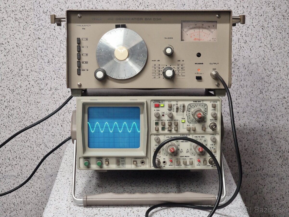 2x20Mhz - osciloskop HAMEG HM 205-3