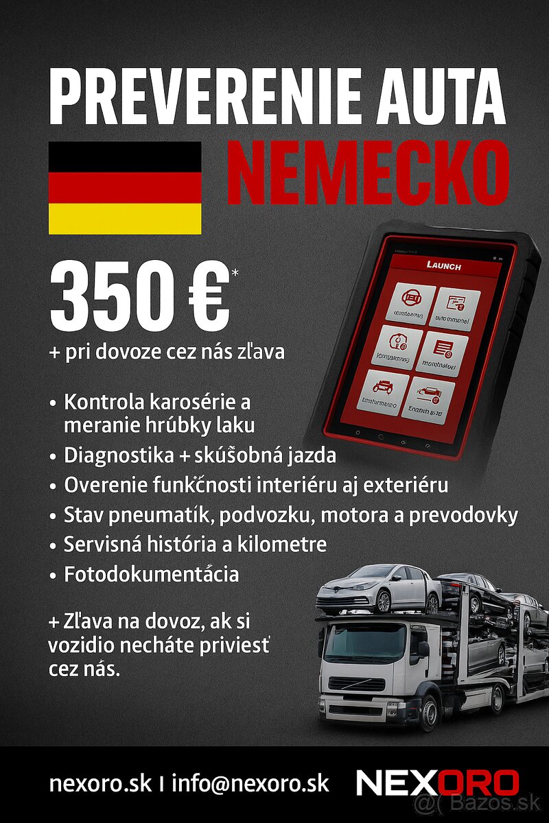 Preverenie vozidla priamo v nemecku TT-Kraj