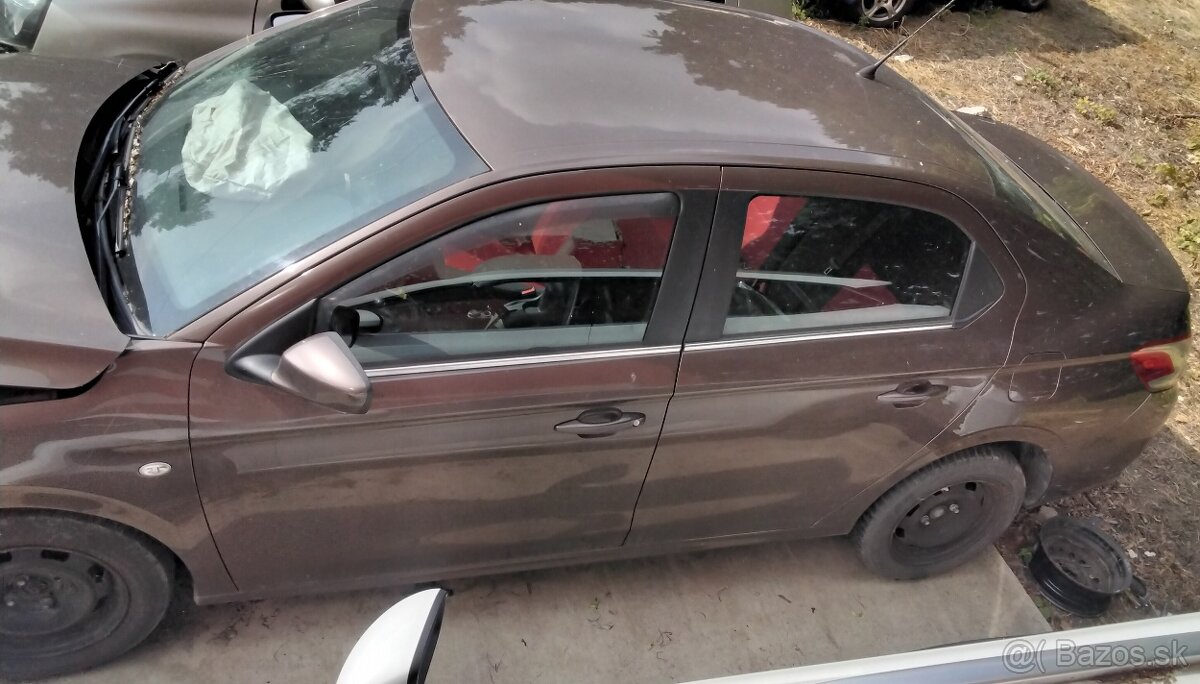 PEUGEOT 301 1.6 HDI 2015 predám DVERE, MOTOR BH02, TRYSKY