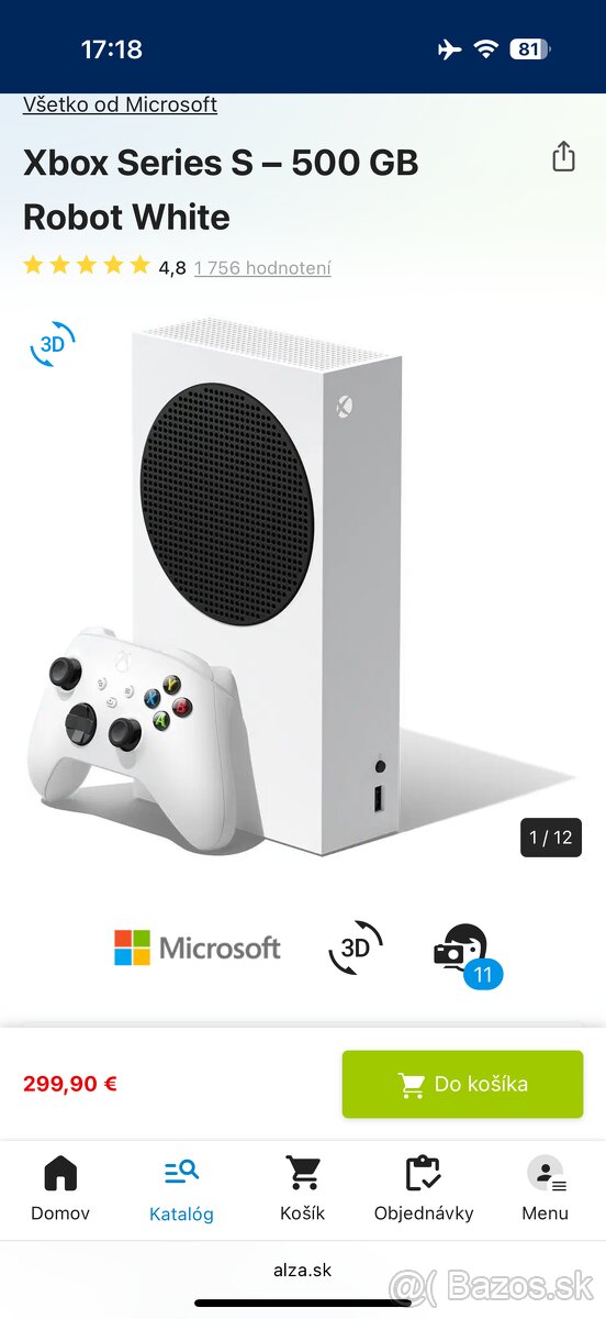 Herná konzola Microsoft Xbox Series S 512 GB (