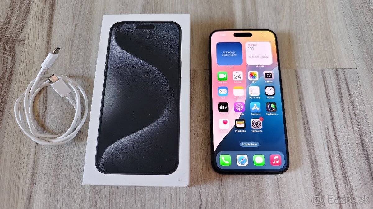 Iphone 15 pro max top stav