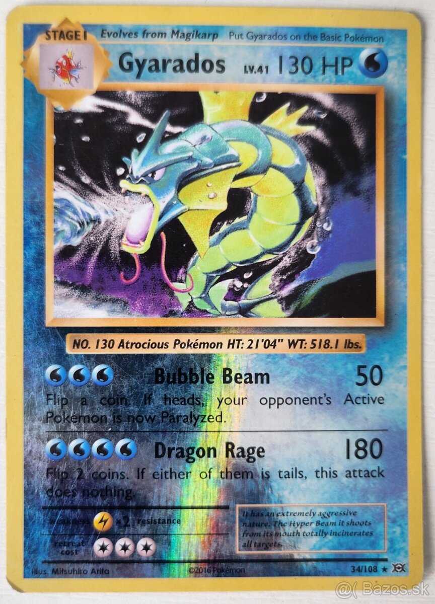 Predám Pokemon kartu Gyarados