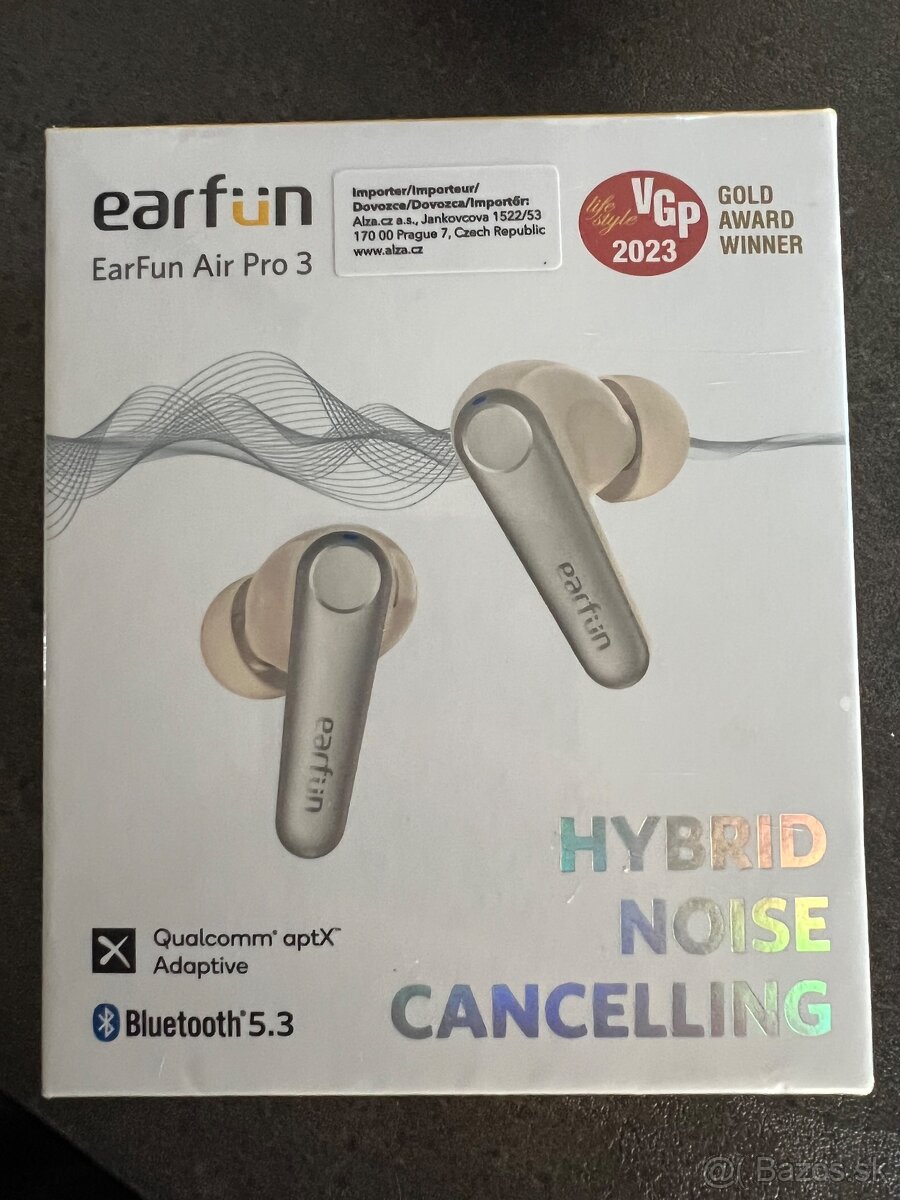 Earfun Air Pro 3 Biela farba