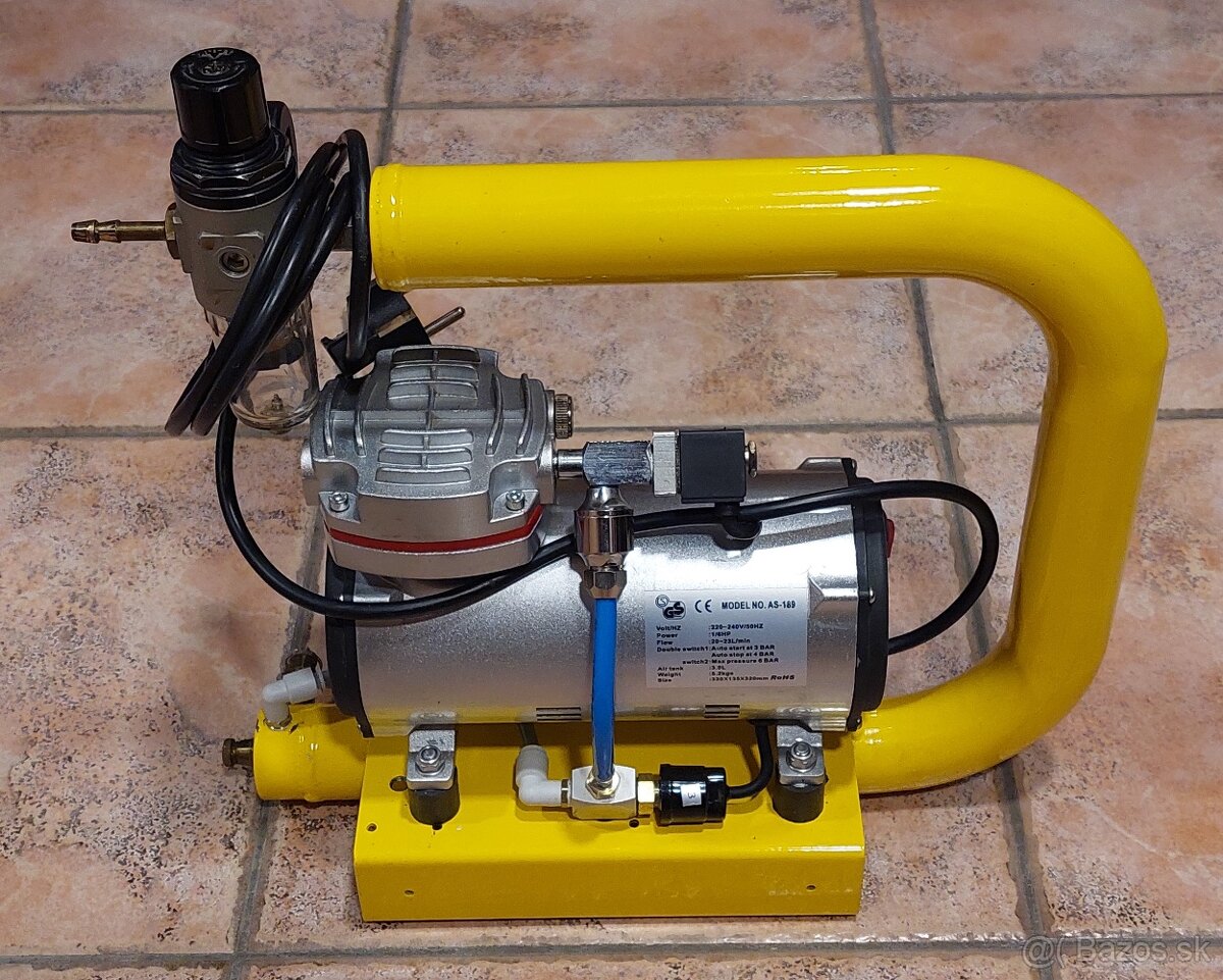 Airbrush kompresor + pištoľ + hadička
