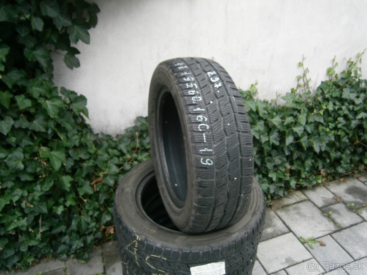 Predám 4x zimné pneu Hankook 195/60 R16C 99/97T
