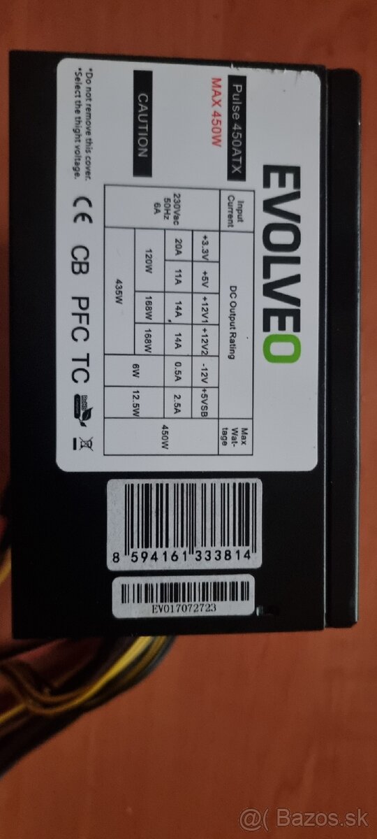 Zdroj Evolveo 450W