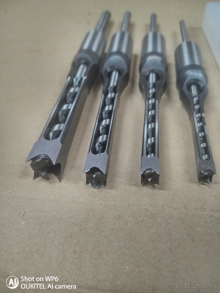 Dlabacíe vrtáky sada 4ks