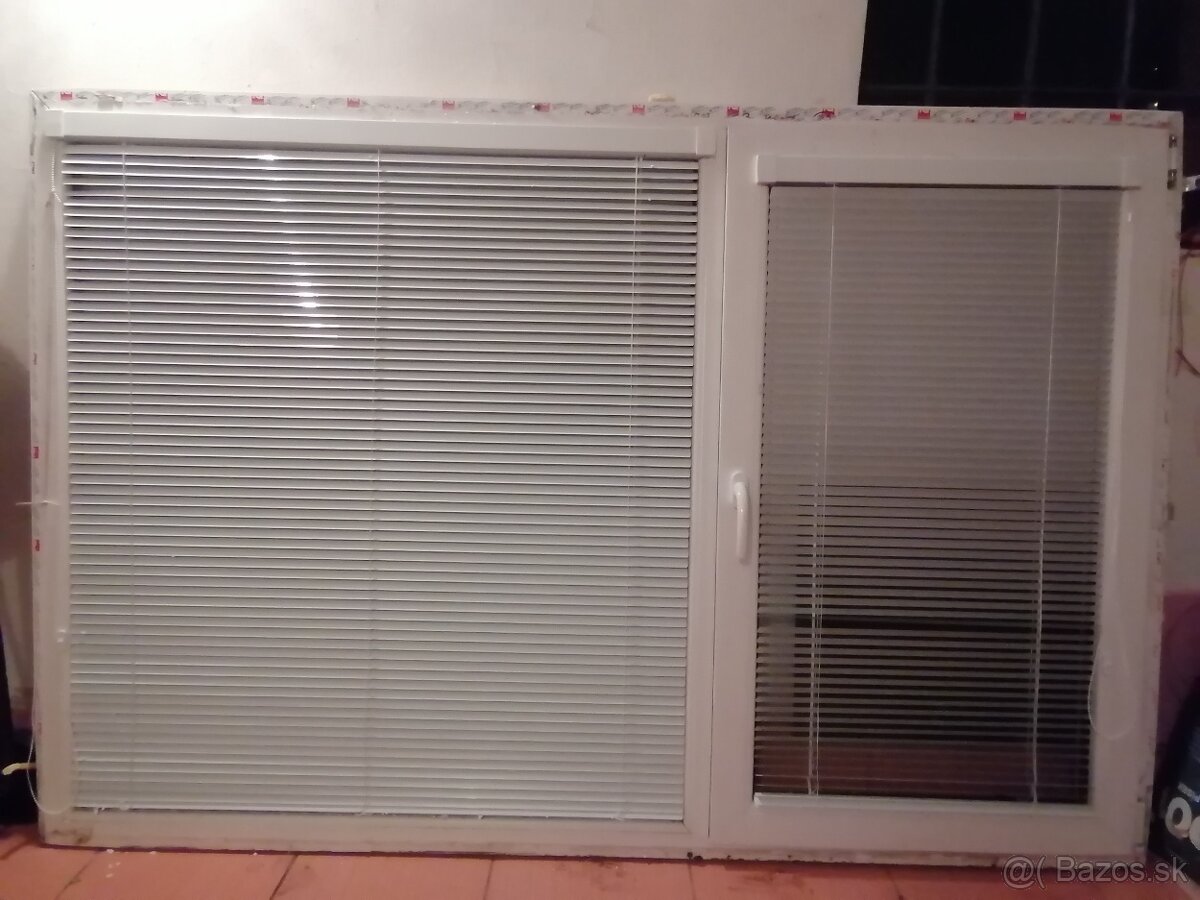 Predám plastové okná a balkónové dvere.