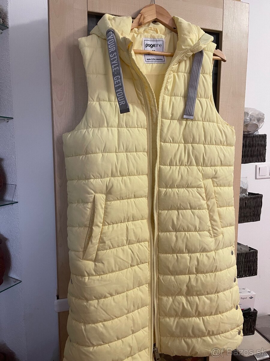 Dámska predĺžená zimná vesta