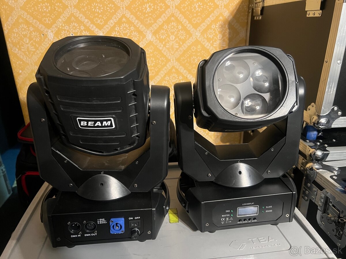 Predám rotačne hlavy 4x25W