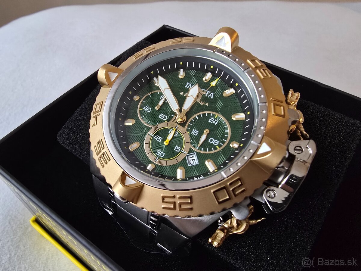 Invicta Subaqua Gold Green