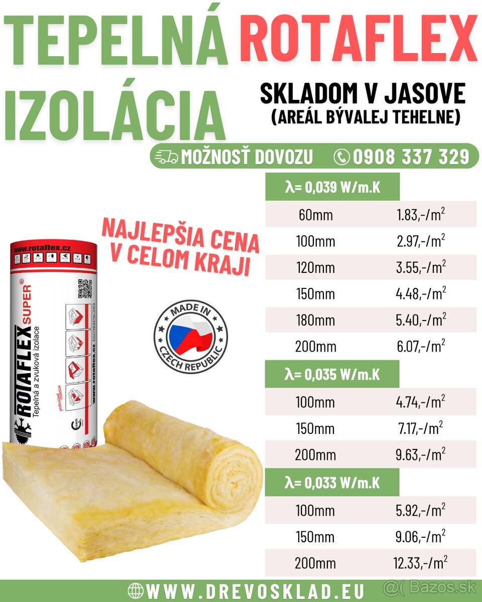 Tepelná izolácia - Rotaflex